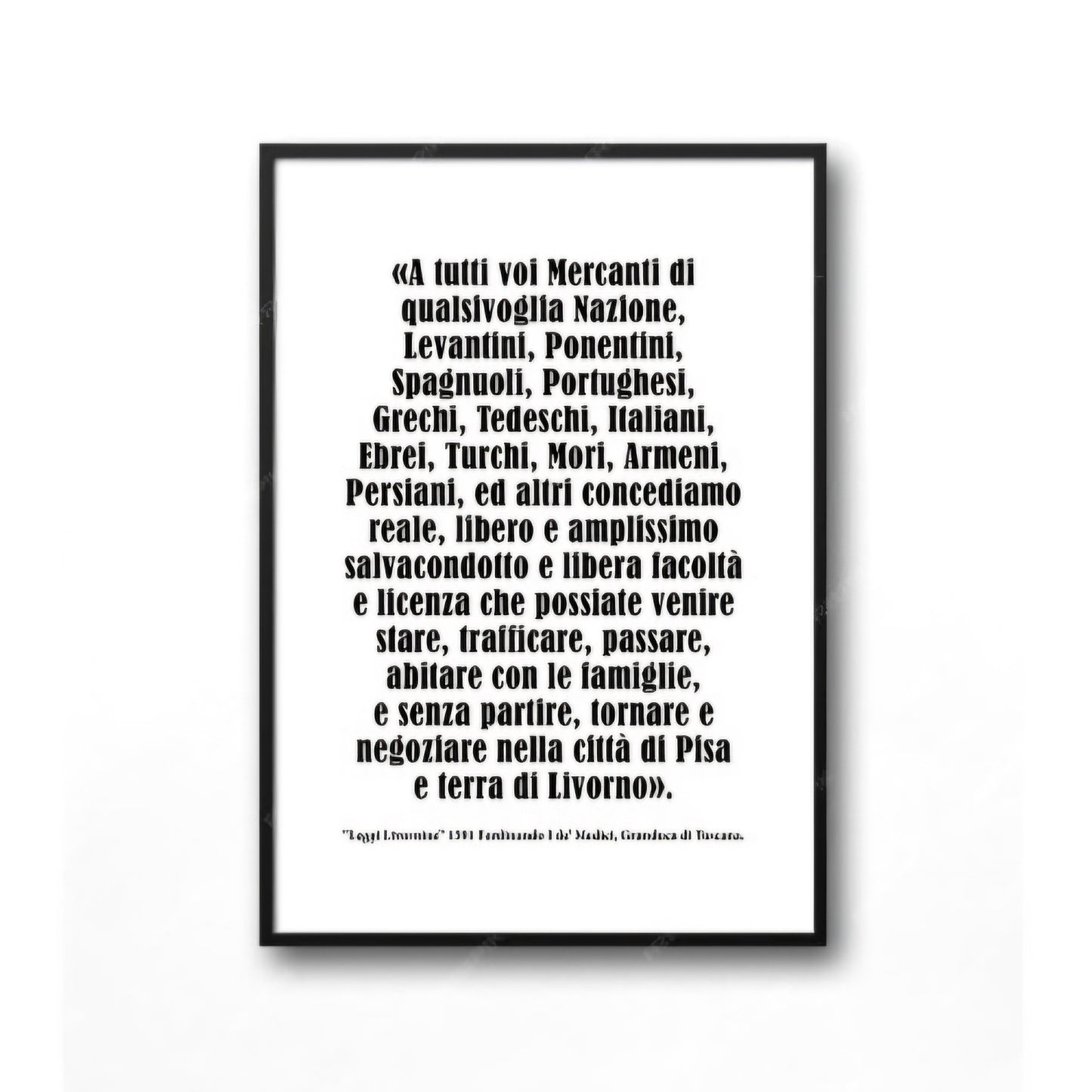 Le Leggi Livornine. Stampa