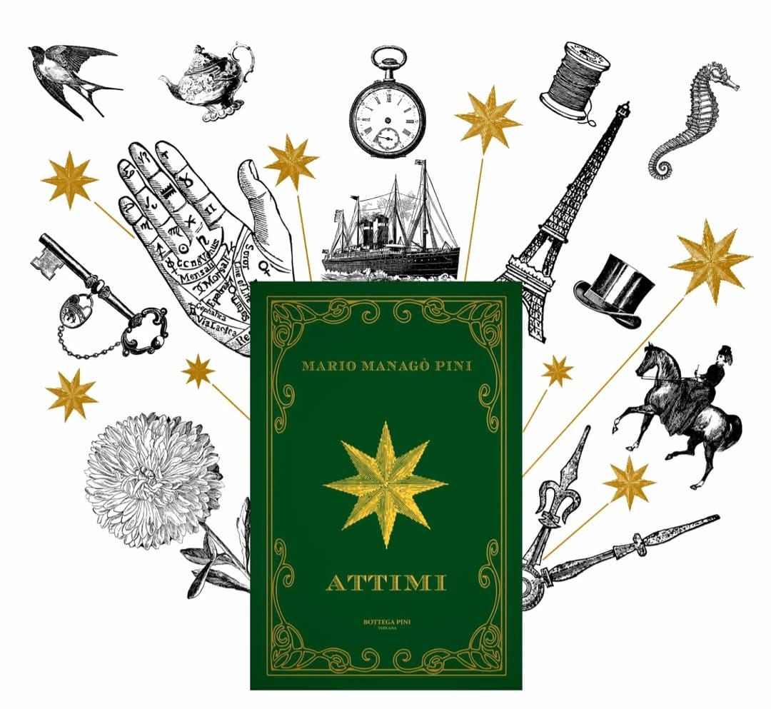 "Attimi" Libro illustrato con dedica dell'autore.