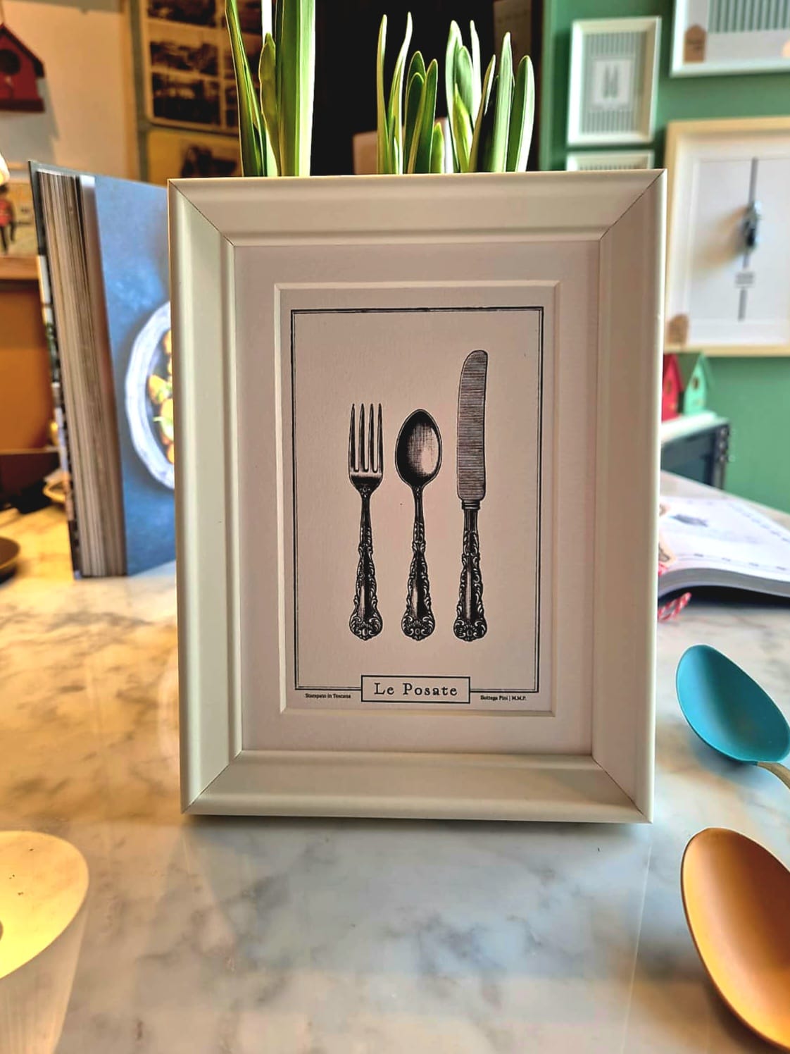 "The cutlery..." 13x18 frame