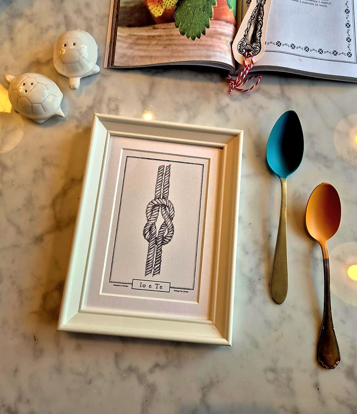 "You and I..." 13x18 frame