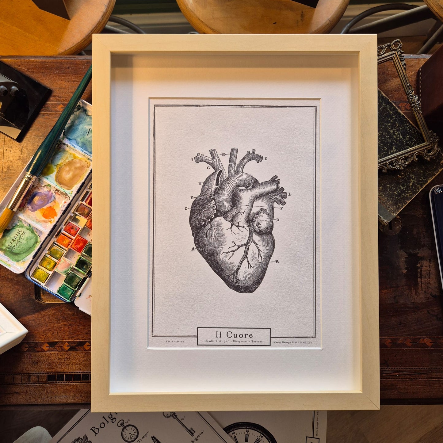 Il Cuore - Quadro 30x40 con Stampa