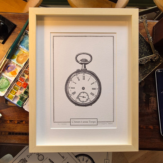 L'amore è senza tempo - Quadro 30x40 con Stampa