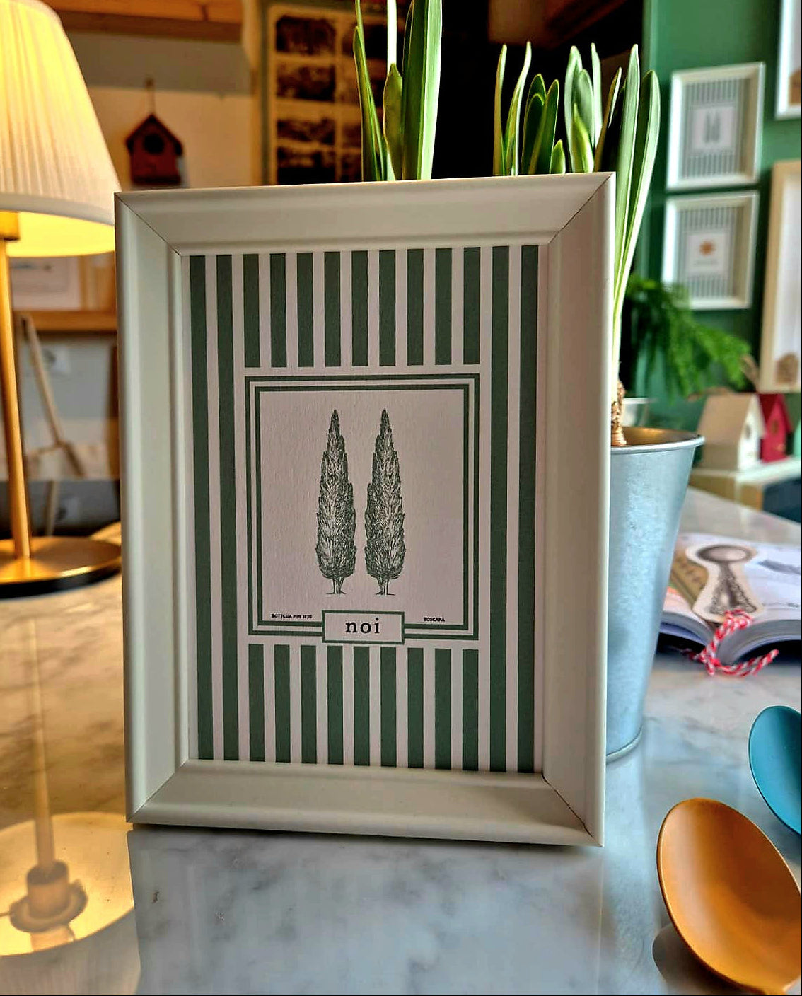 "We" 13x18 frame