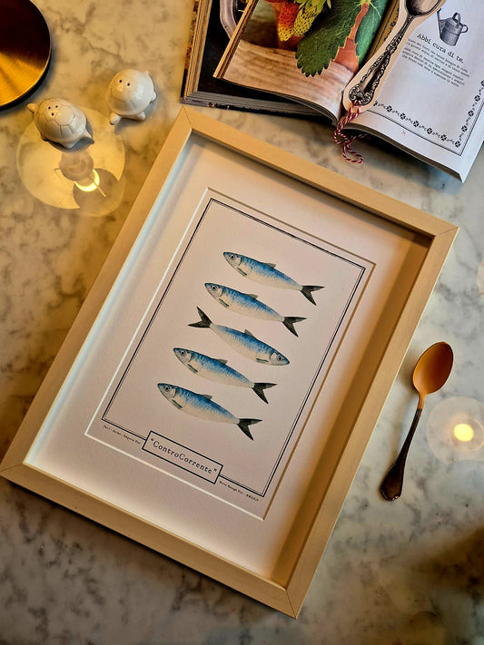 "Controcorrente..." quadro 30x40